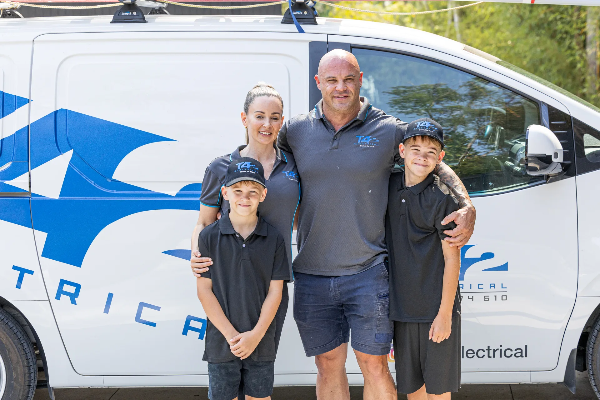The local family-run team behind Family Electrician Carrara